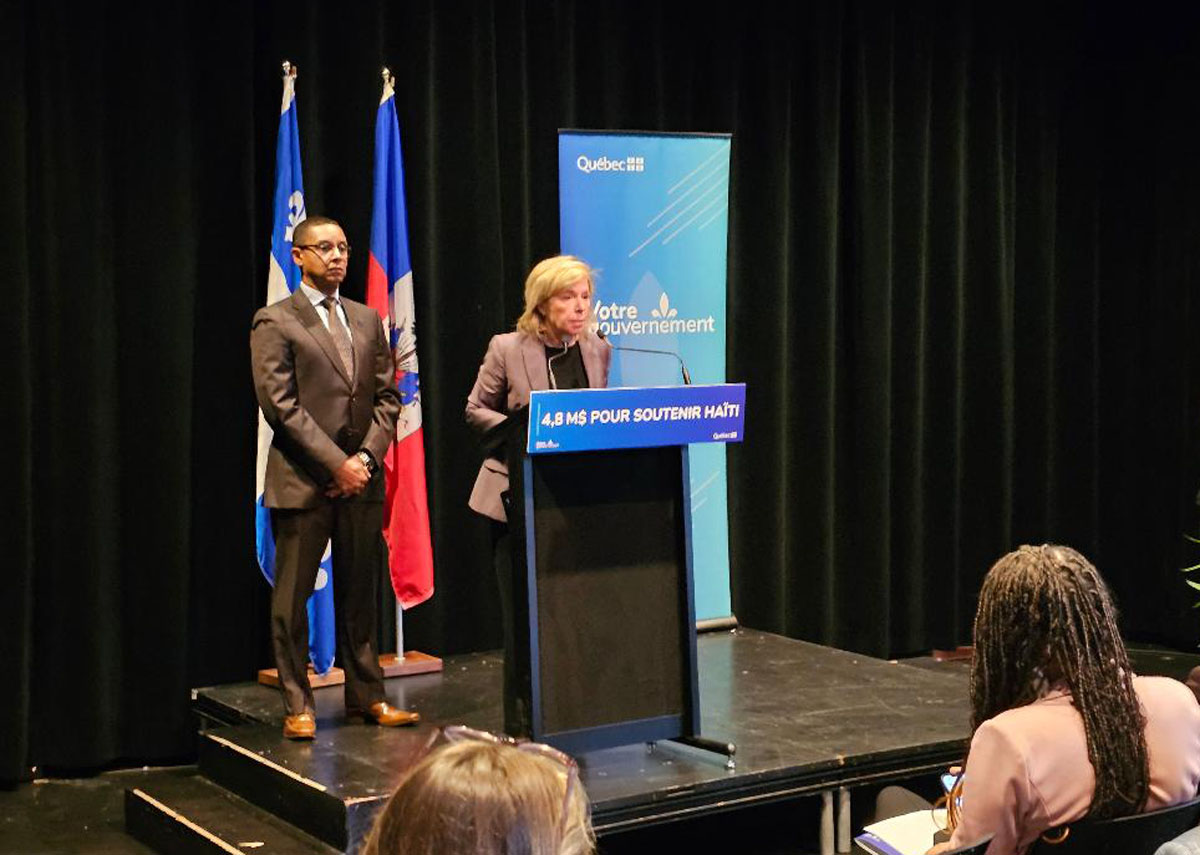 Canada/programme humanitaire deux ministres québécois «portent» le